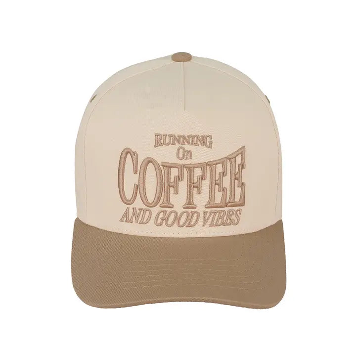 Running on Coffee and Good Vibes Hat