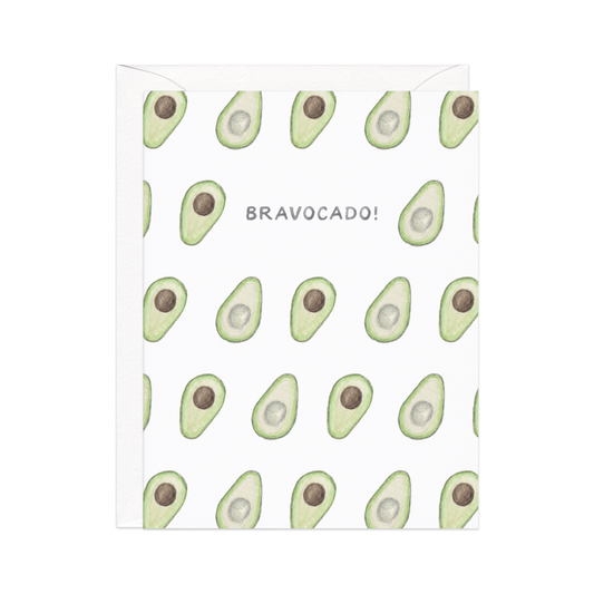 Bravo Avocado Greeting Card