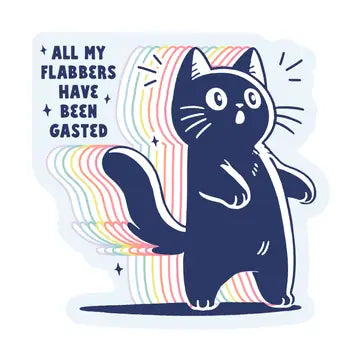 Flabbers are Gasted Sticker