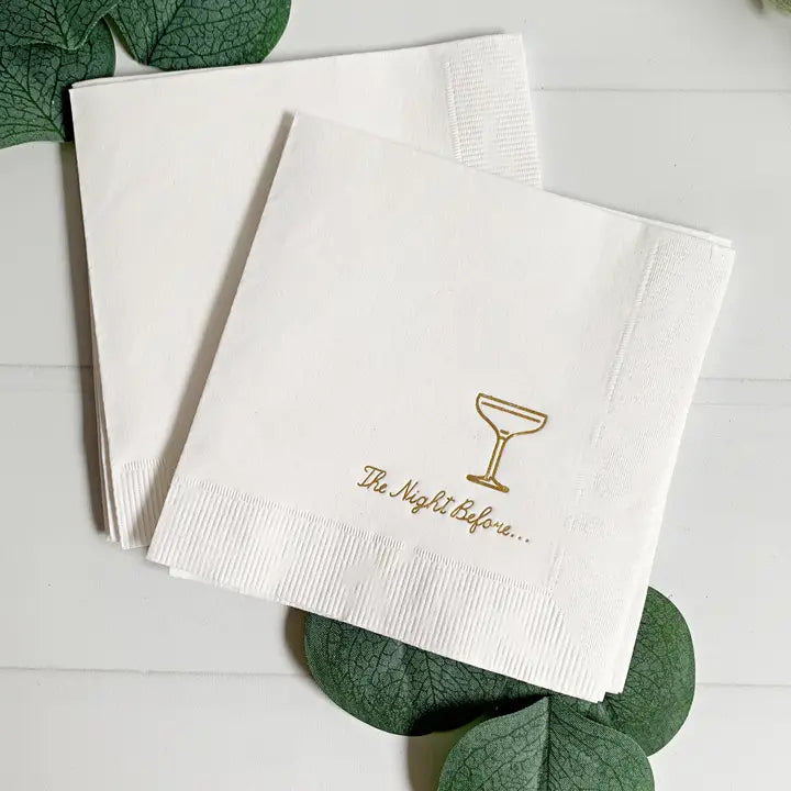 The Night Before Cocktail Napkins