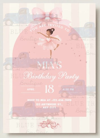 Ballet Invitation (Digital Product)