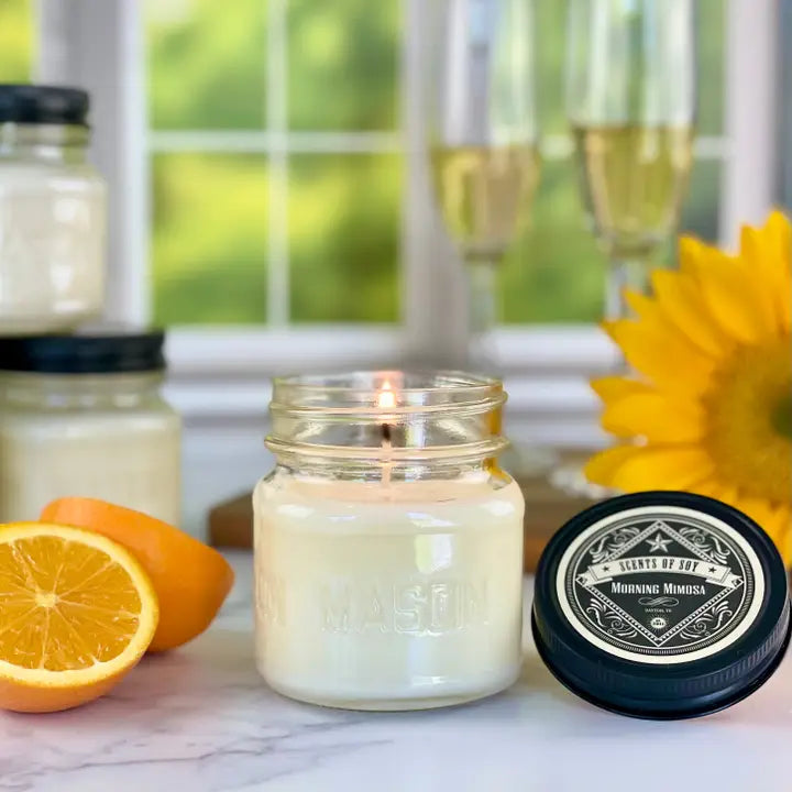 Morning Mimosa Caning Jar Candle