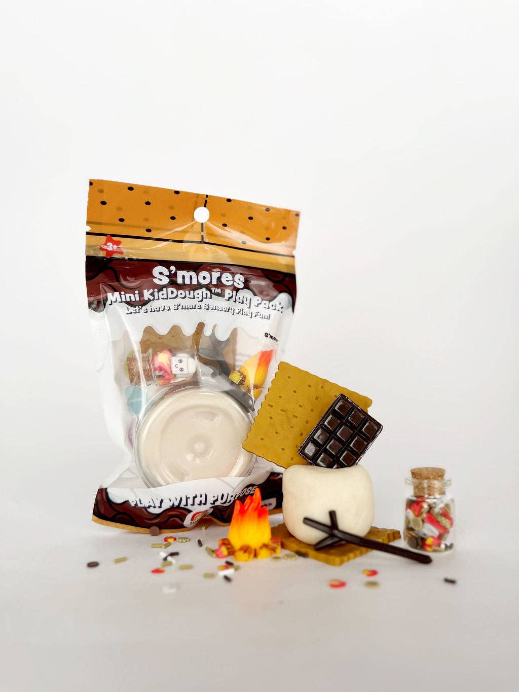 S'mores Mini Play Pack - Kids Play Dough