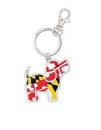 Maryland Puppie Love Keychain