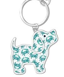 Crab Puppie Love Keychain