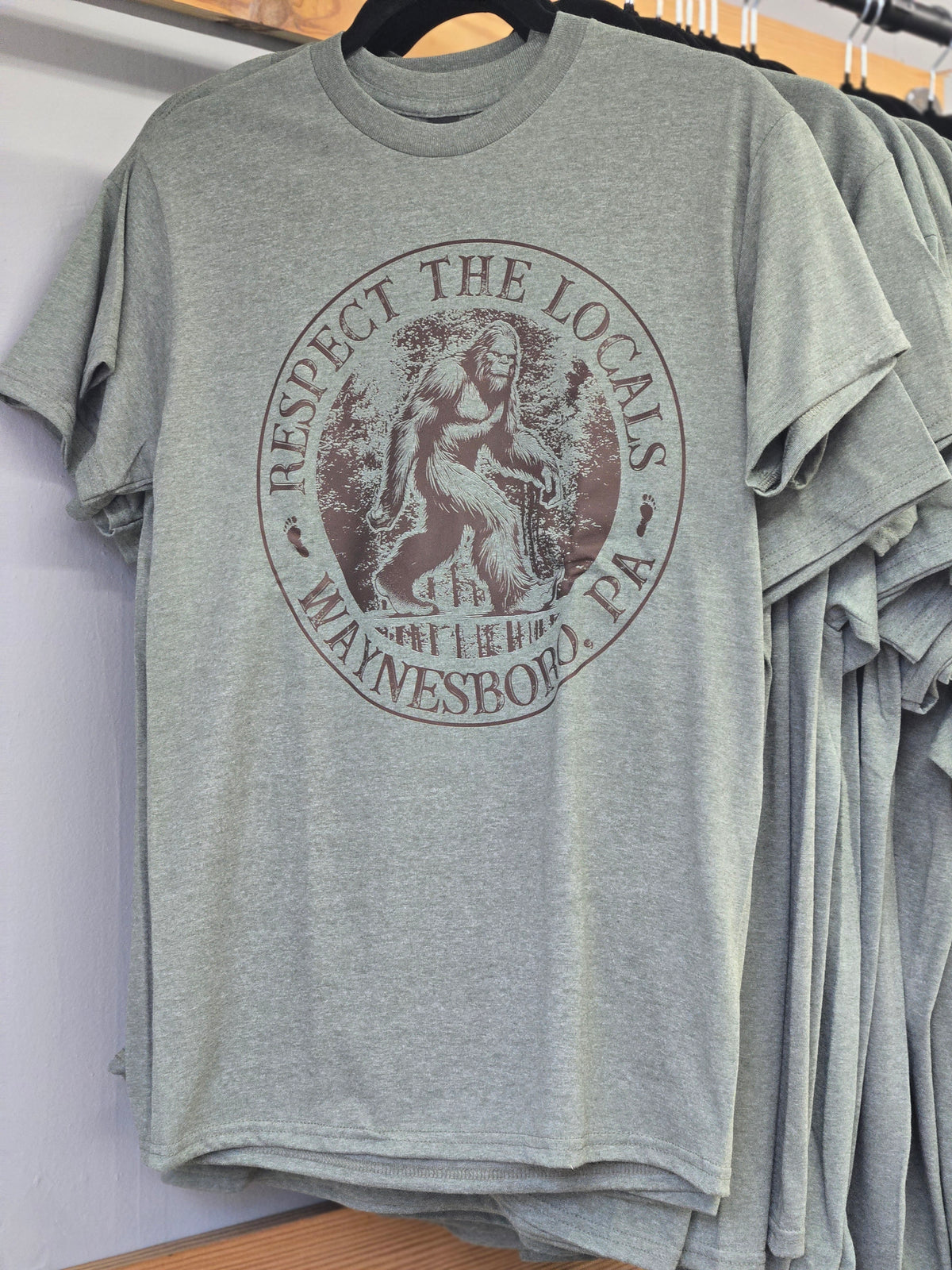 “Respect the Locals” Bigfoot T-Shirt