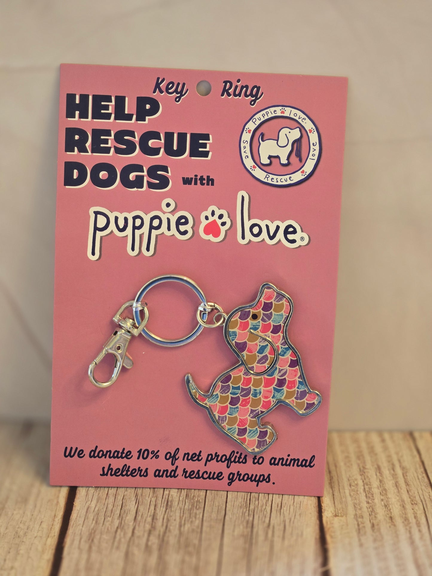 Scales Puppie Love Keychain