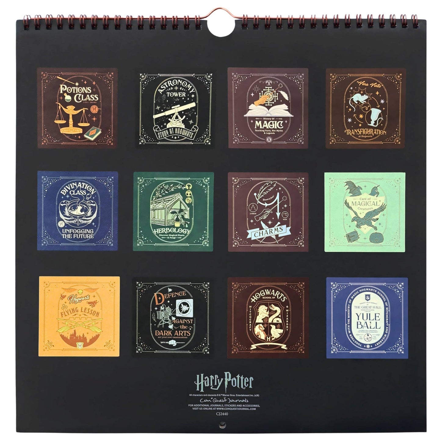 Hogwarts 2027 Spiral Wall Calendar