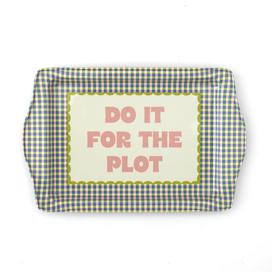 Do It For The Plot Trinket Tray