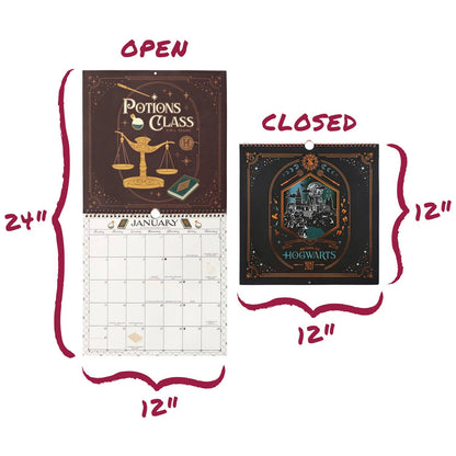 Hogwarts 2027 Spiral Wall Calendar
