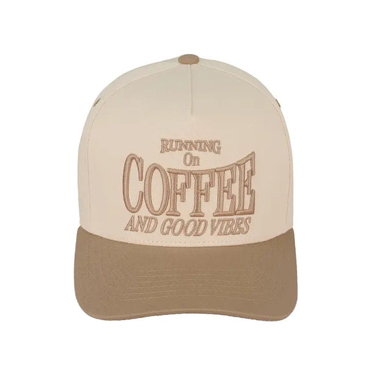 Running on Coffee and Good Vibes Hat