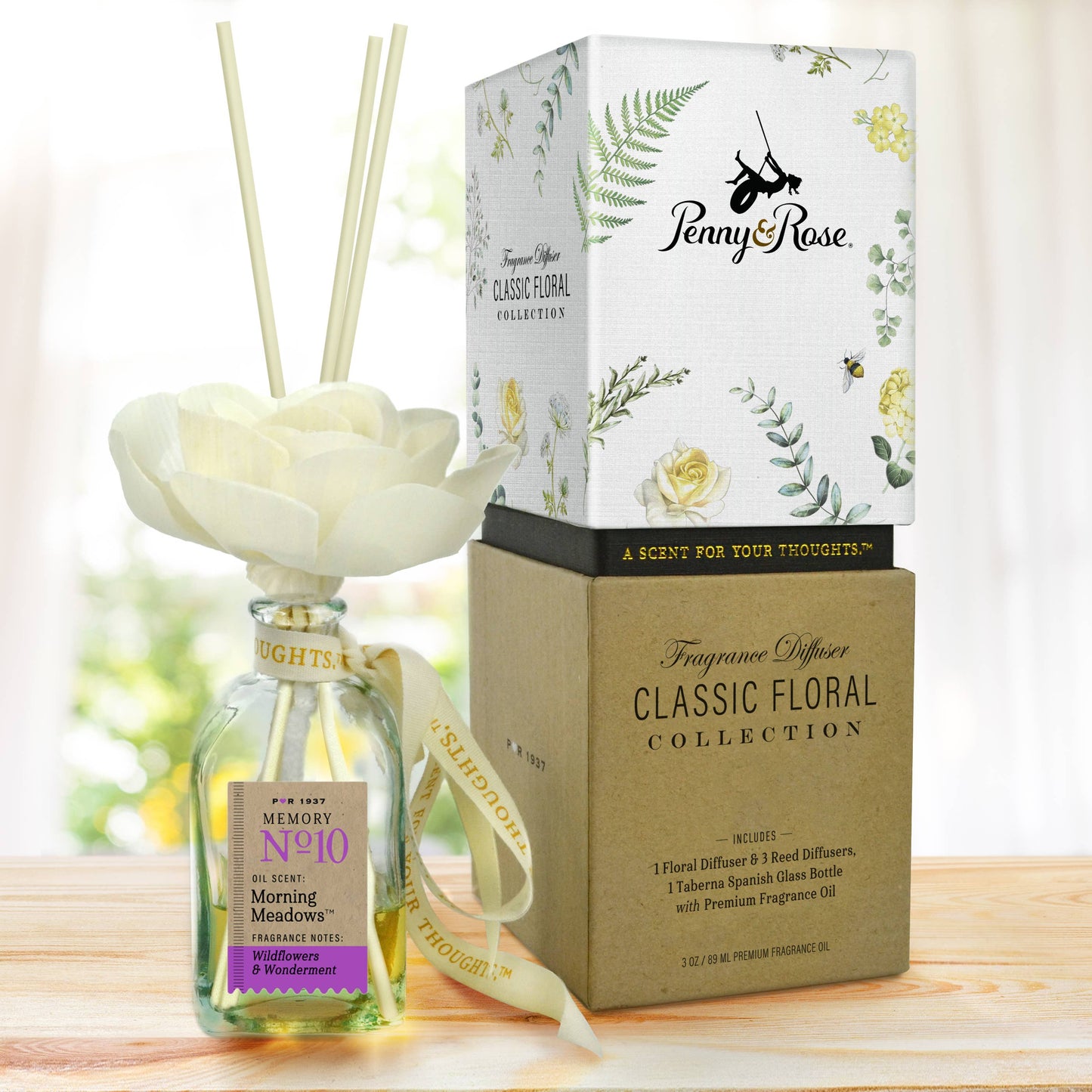 Penny and Rose Classic Floral Diffuser