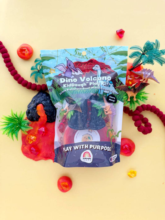 Dino Volcano Play Kit - Kids Play Dough