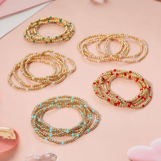 Adeline Beaded Stretch Bracelets