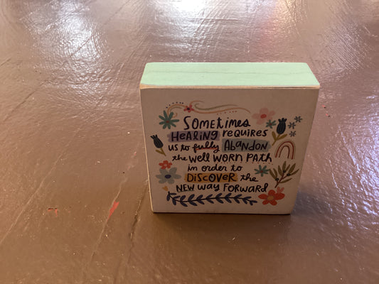 Sometimes healing box sign