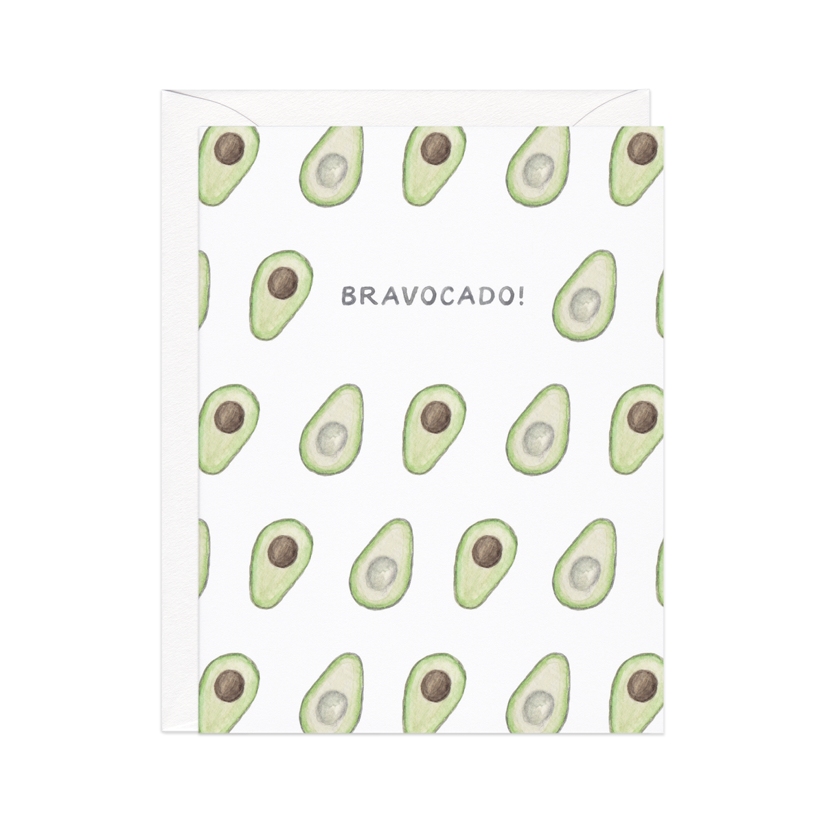 Bravo Avocado Greeting Card