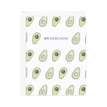 Bravo Avocado Greeting Card