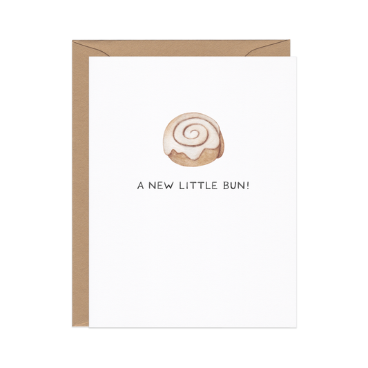 A New Little Bun Greeting Card