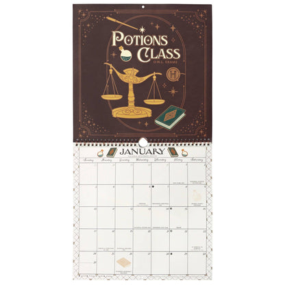 Hogwarts 2027 Spiral Wall Calendar