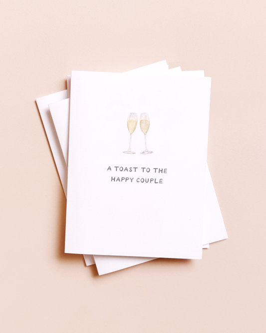 Champagne Toast Greeting Card