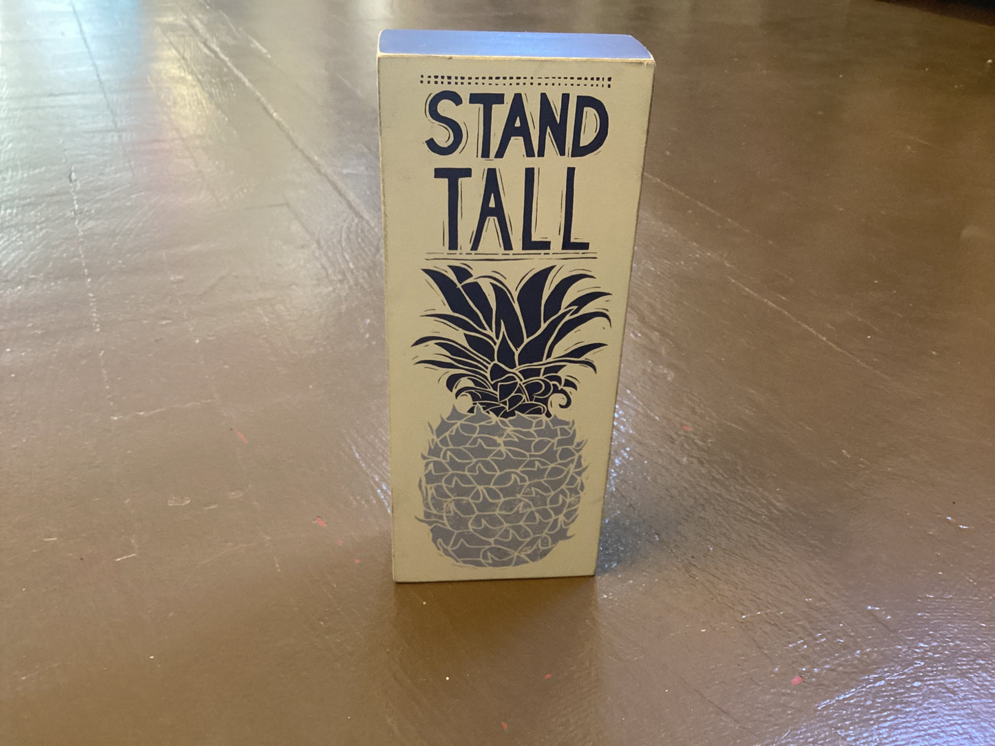 Stand Tall box sign