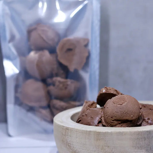 Freeze Dried Chocolate Ice Cream