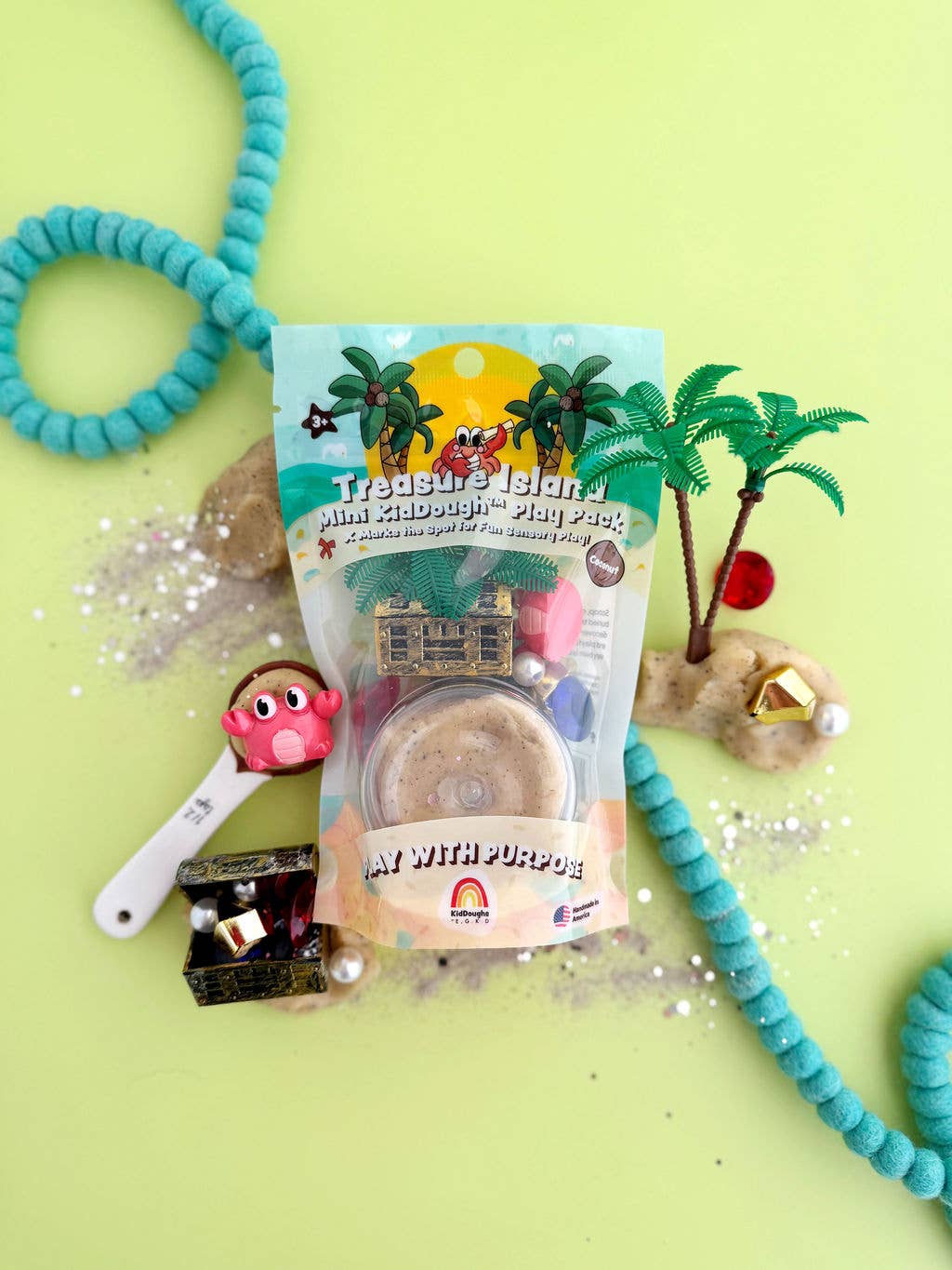 Treasure Island Mini Play Pack - Kids Play Dough