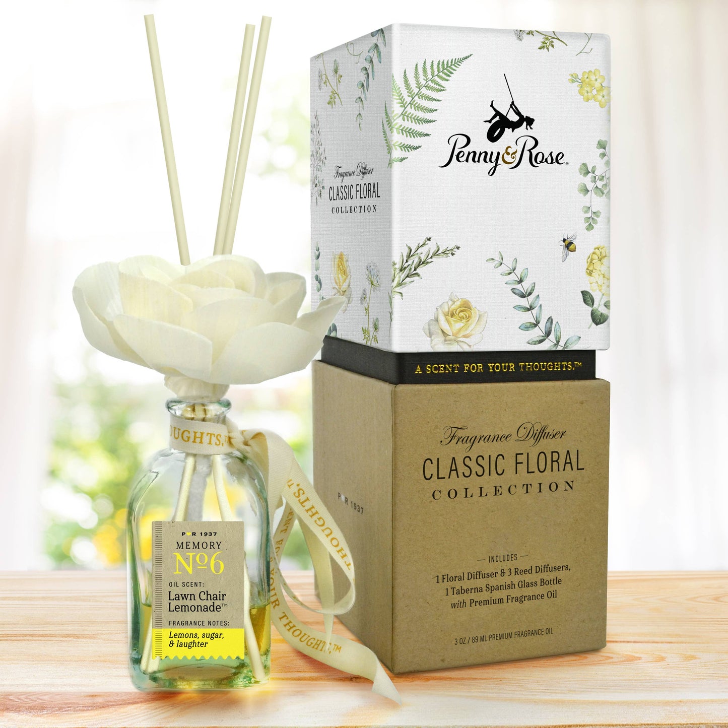 Penny and Rose Classic Floral Diffuser