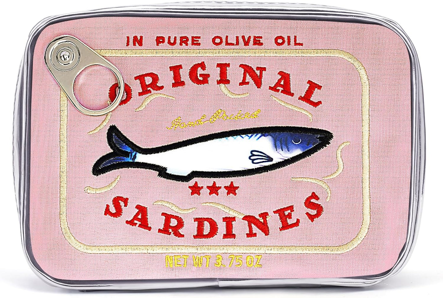 Pink Sardine Can Pouch