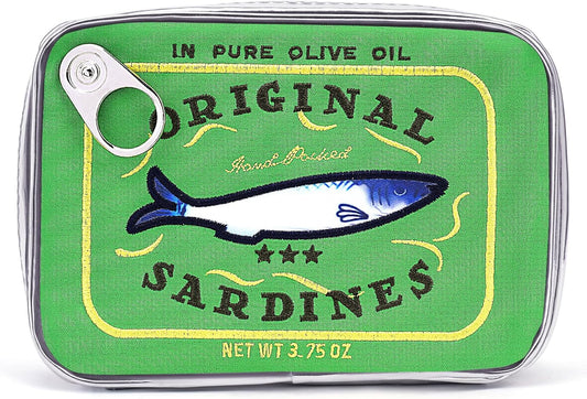 Green Sardine Can Pouch