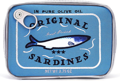 Blue Sardine Can Pouch