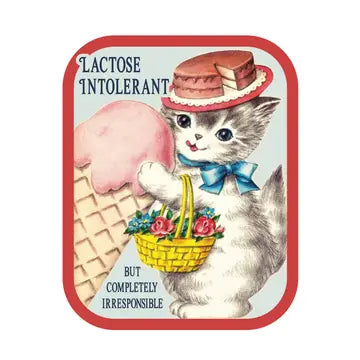 Lactose Intolerant Sticker