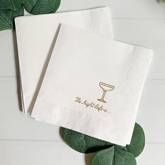 The Night Before Cocktail Napkins