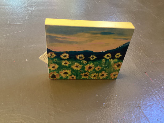 Sunflower box sign
