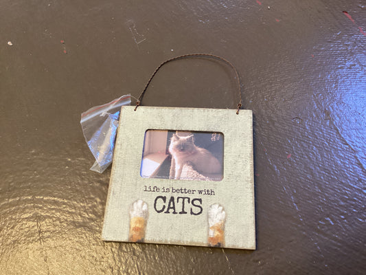 Life is better with cats frame