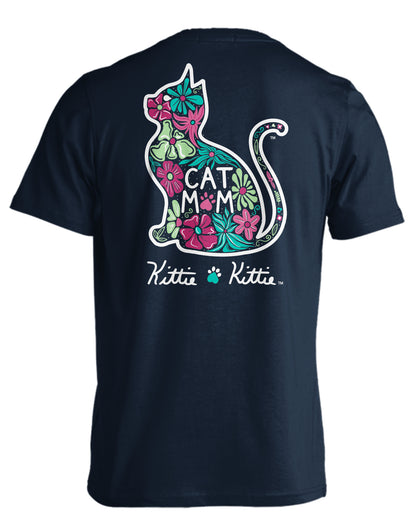 Pre-Order - Floral Cat Mom - Puppie Love Shirt