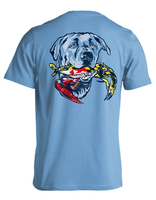 Lab with Crab Shirt