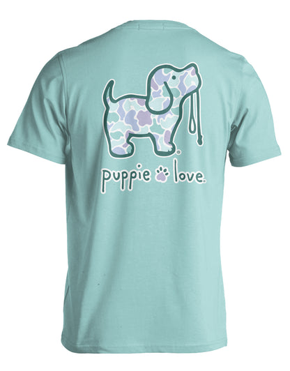 Pre-Order - Aqua Camo Puppie Love Shirt