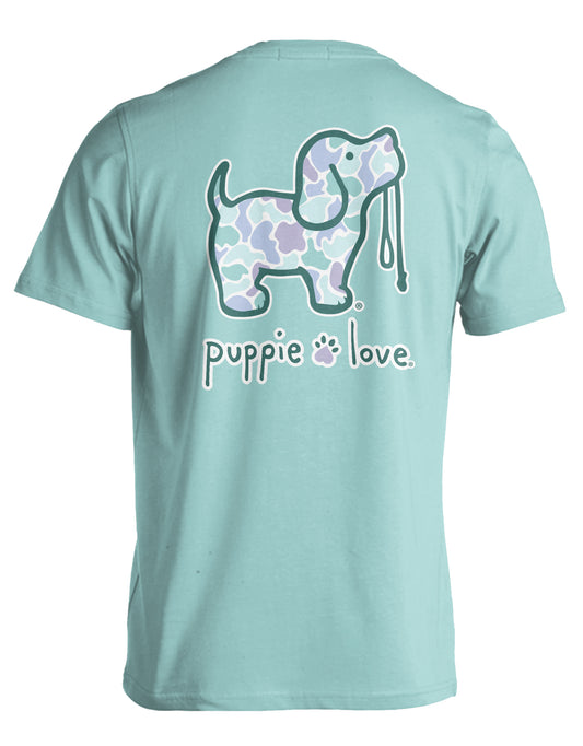 Pre-Order - Aqua Camo Puppie Love Shirt