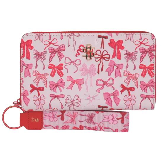Simply Southern Pink and Red Bow Wallet