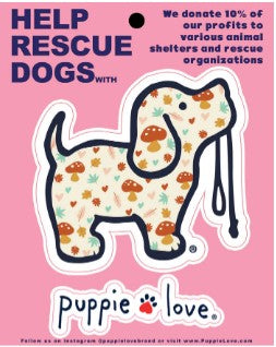 Mushroom Puppie Love Sticker