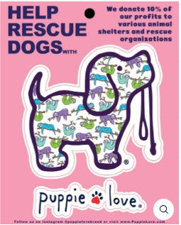 Sloth Puppie Love Sticker