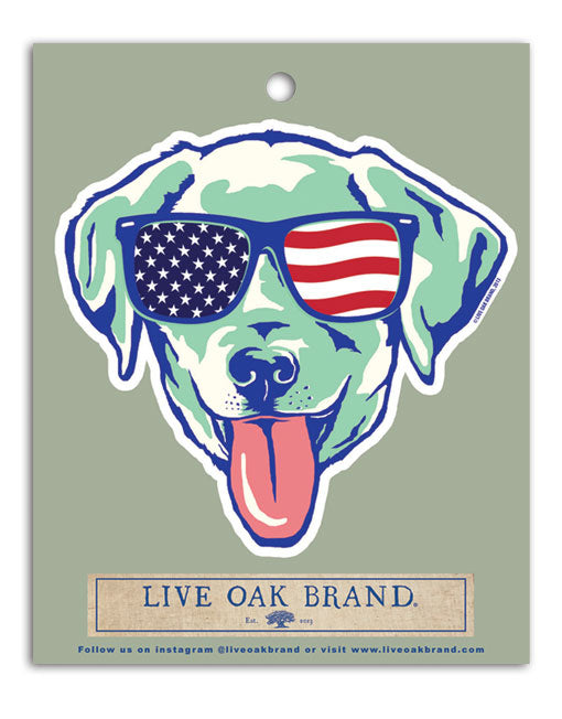 State Dog Puppie Love Sticker