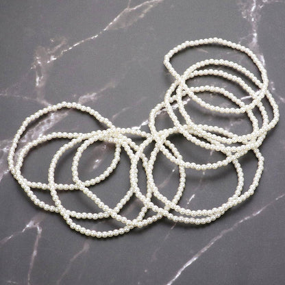 Addison Pearl Beaded Stretch Bracelets