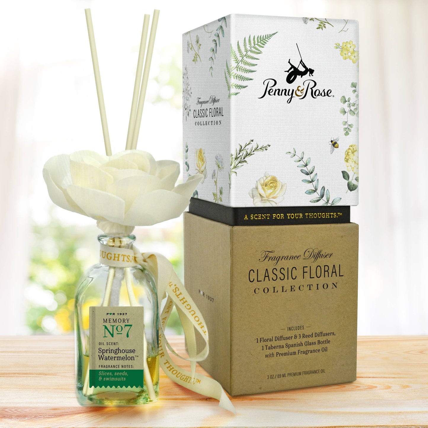 Penny and Rose Classic Floral Diffuser