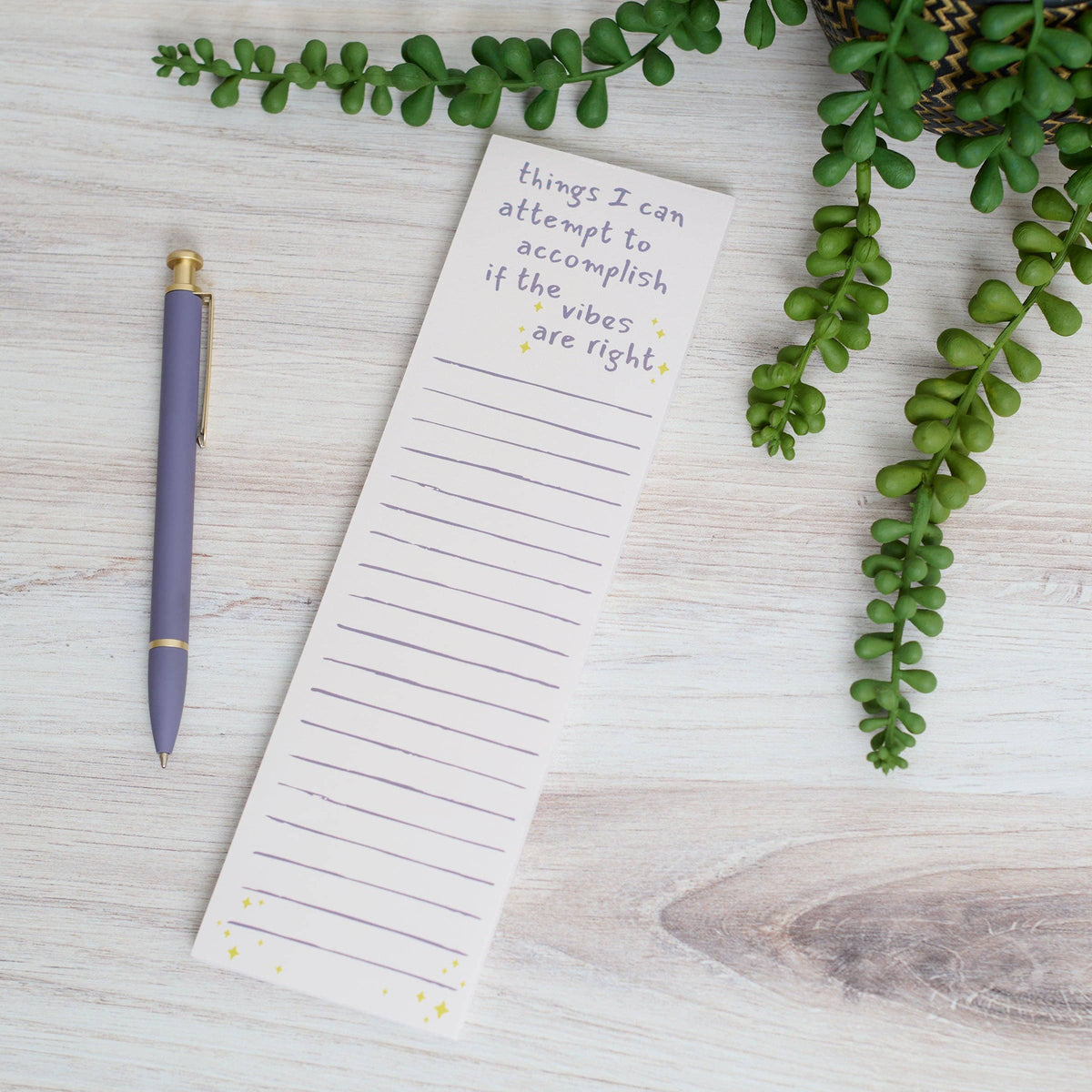 If The Vibes Are Right List Pad