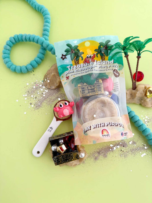 Treasure Island Mini Play Pack - Kids Play Dough