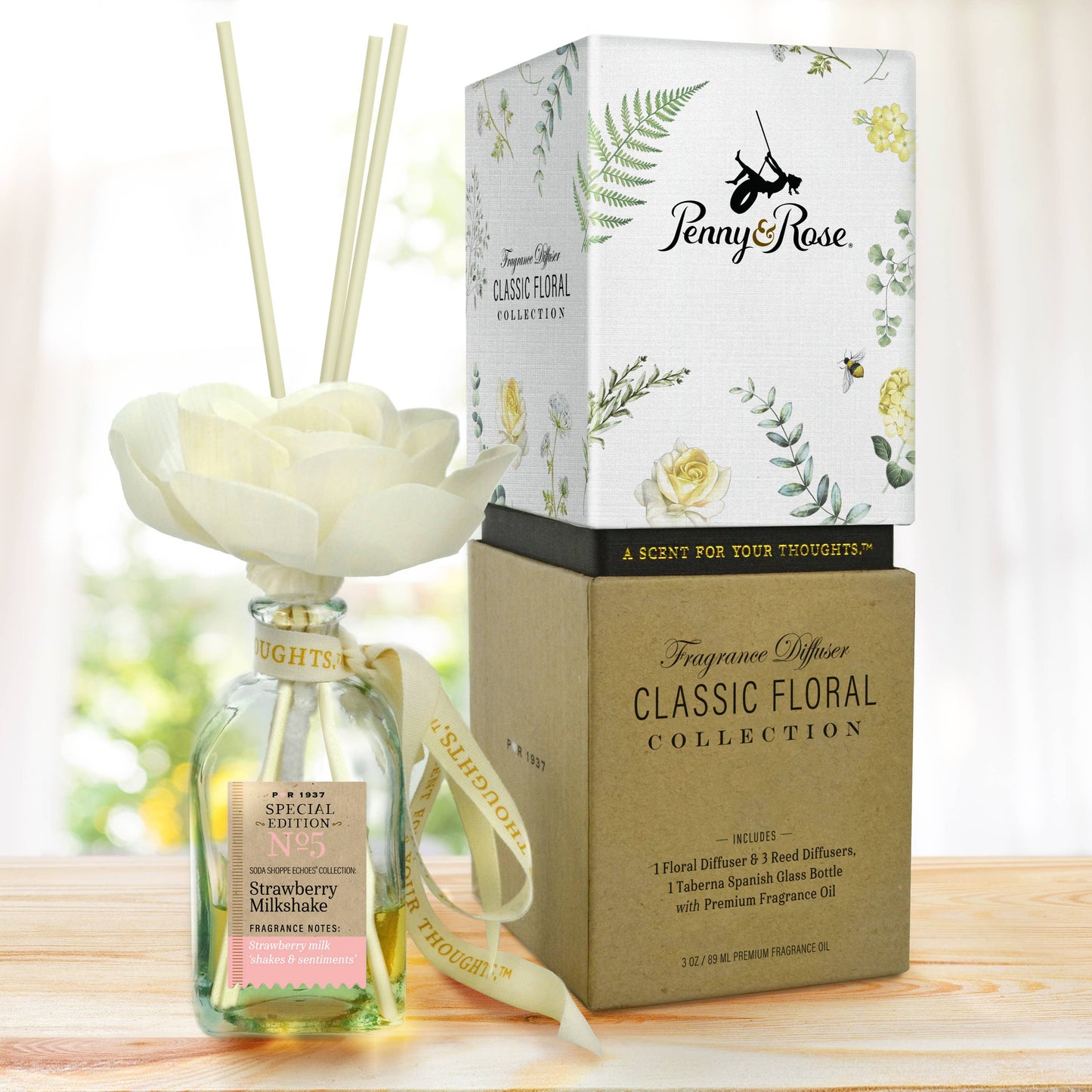 Penny and Rose Classic Floral Diffuser
