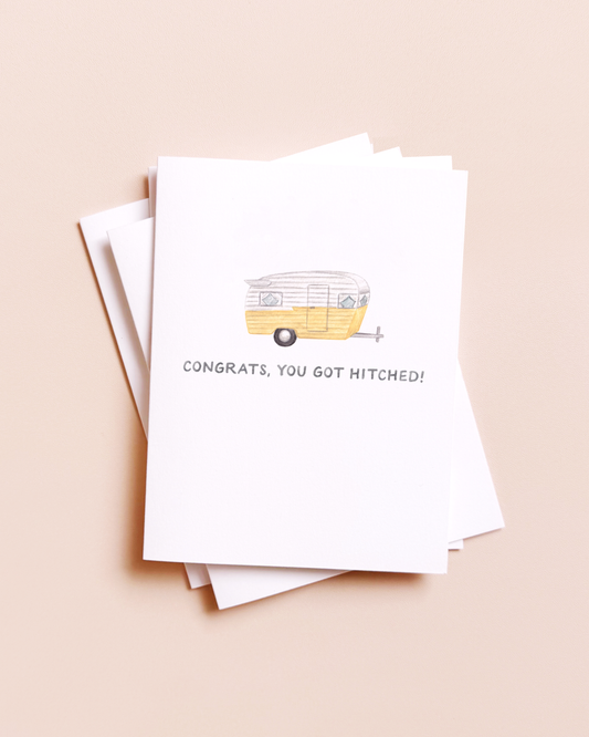 Getting Hitched Greeting Card
