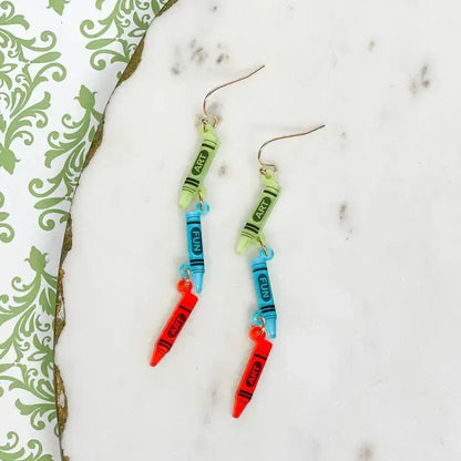 Crayon Dangle Earrings
